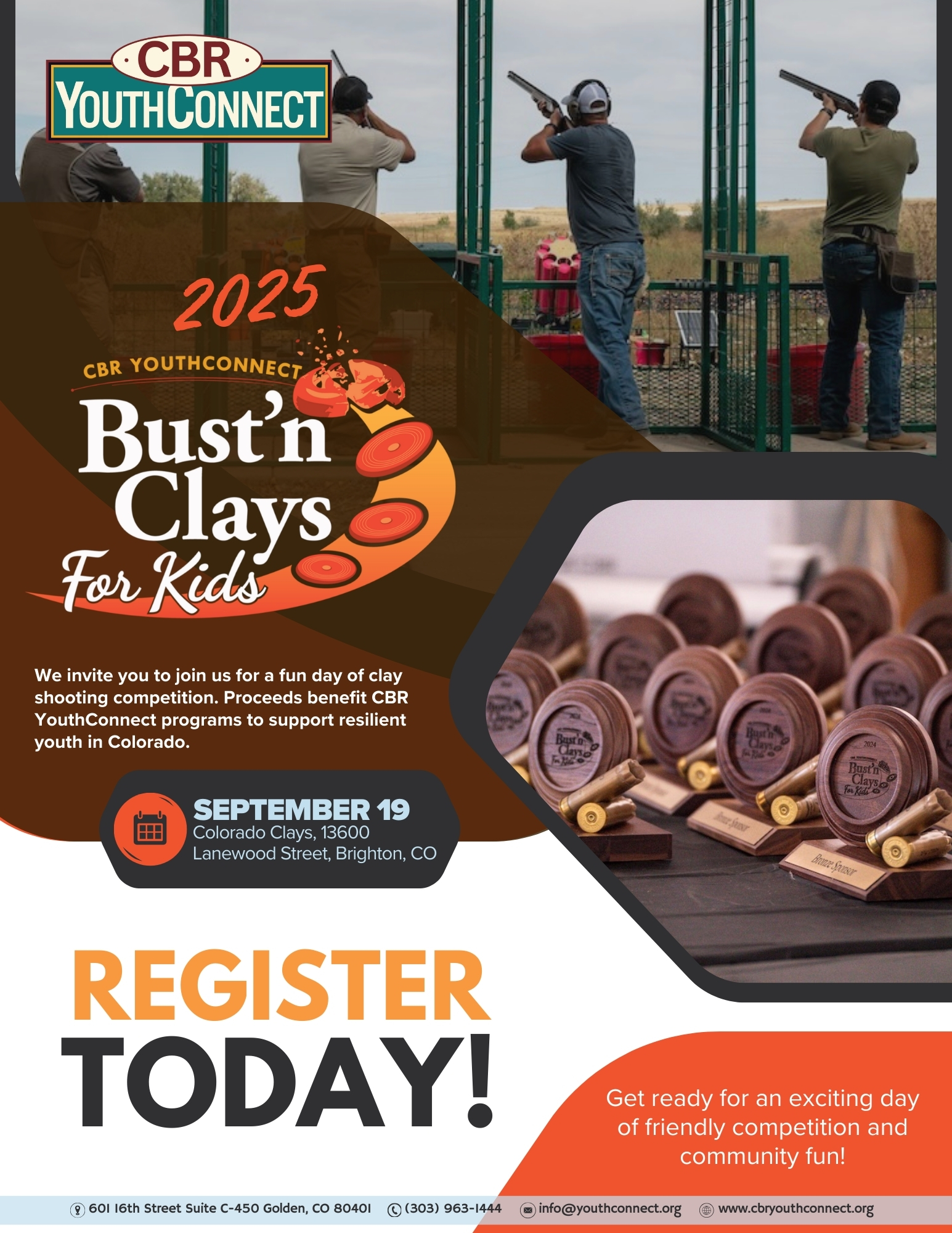 15th Annual Bust'n Clays for Kids - CBR YouthConnect