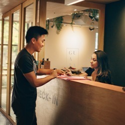 Check In Registration/Information Table